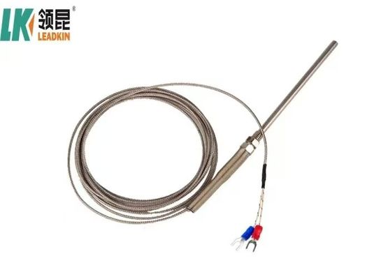 Sensor de temperatura de trómopare tipo K para ensayo de temperatura