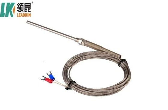 Sensor de temperatura de trómopare tipo K para ensayo de temperatura