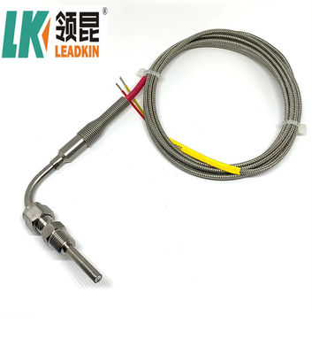 Tipo 4 cable automotriz 6m m del sensor de temperatura del gas de escape SS321 S K de la base